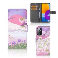 Samsung Galaxy M52 | Telefoonhoesje | Met pasjeshouder | Bird Flying - thumbnail