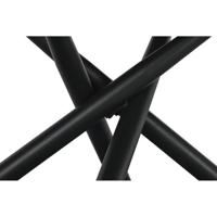 Eettafel Home ESPRIT Zwart Grijs Metaal Keramisch 160 x 90 x 76 cm - thumbnail