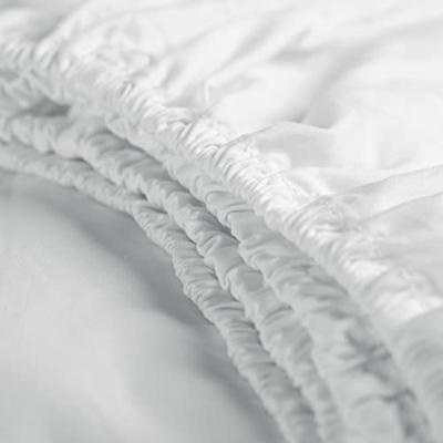 Cinderella basic single-split topper katoen 180x200 (01) white (tot15cm)