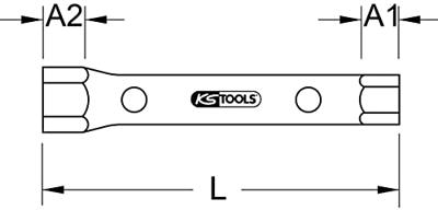 KS Tools 5180879 518.0879 Pijpsleutel 24 - 27 mm