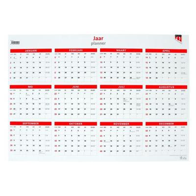 Jaarplankalender 2026 Quantore 48x68cm Jaarplankalender 2026 Quantore 48x68cm