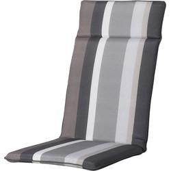 Madison tuinstoelkussen Stripe Grey Madison tuinstoelkussen Stripe Grey