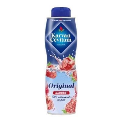 Siroop karvan cevitam aardbei 600ml | 6 stuks