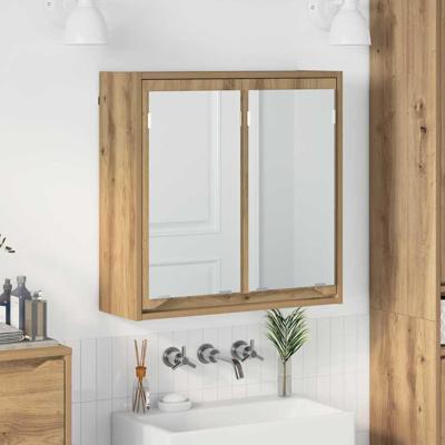 Badkamer spiegelkast Artisan Eiken 60 x 20 x 60 cm Bewerkt hout