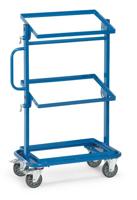 Fetra Hauptartikel 32910 Etagewagen Staal Poedercoating Laadvermogen (max.): 200 kg Stralend blauw (RAL 5007) - thumbnail