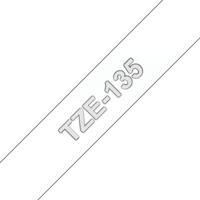 Labeltape Brother TZe, TZ TZe-135 Tapekleur: Transparant Tekstkleur:Wit 12 mm 8 m - thumbnail