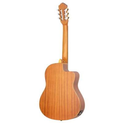 Ortega RCE131SN-L Family Series Pro Full-Size Guitar Natural linkshandige E/A klassieke gitaar met gigbag