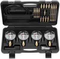 KS Tools 150.3600 Synchrone carburateur-testapparaat met 4 synchrone klokken, 28-delig - thumbnail