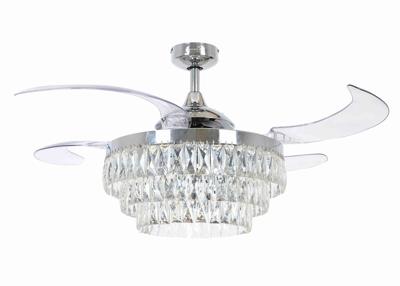 Beacon Chrome plafondventilator met kristalFanway Veil Ø 122cm - 212923