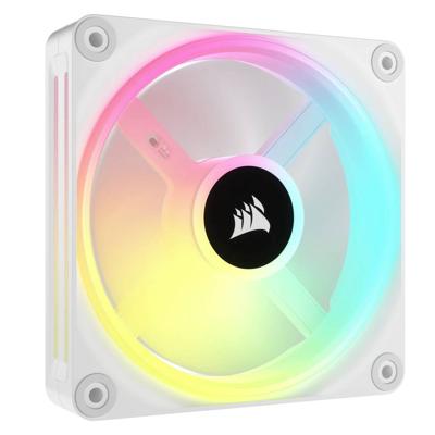 Corsair CO-9051006-WW PC-ventilator Wit (b x h x d) 370 x 50 x 130 mm Incl. LED-verlichting