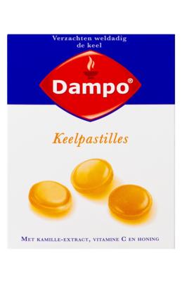 Dampo Keelpastilles Kamille, Honing & Vitamine C