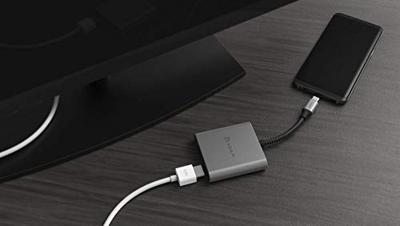 ADAM elements CASA Hub H2 Grey USB-C 3.1 HDMI x2 grijs - AAPADHUBH2GY