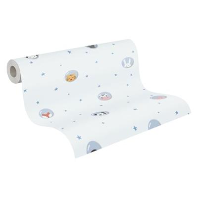 AS Creation Little Love blauw behang | 381433