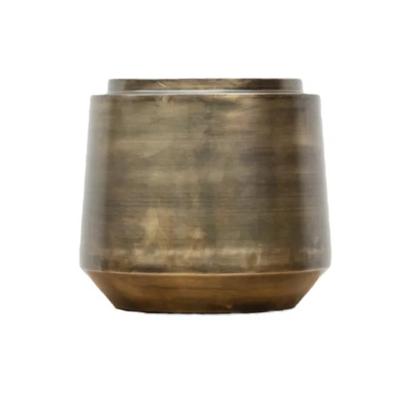 Indigo Pot Vintage Gold D46 H41 Indigo Pot Vintage Gold D46 H41