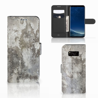 Samsung Galaxy S8 Bookcase Beton Print Samsung Galaxy S8 Bookcase Beton Print