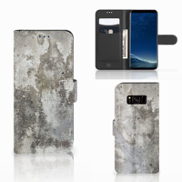 Samsung Galaxy S8 Bookcase Beton Print - thumbnail