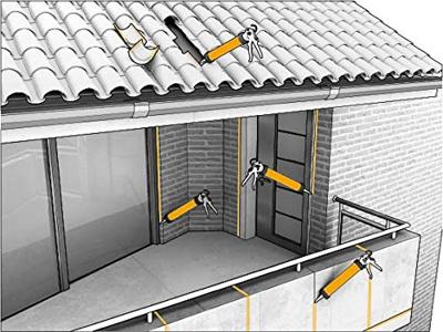 Verzegelaar/kleefstof Sika Sikaflex-11fc purform Zwart 300 ml