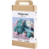Creativ Company Hobbyset amigurumi, puppy, pastel roze, dark turquoise, 1 doos - thumbnail