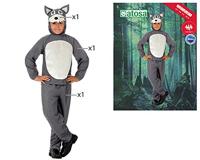 Kostuums voor Kinderen Grijs (3 Onderdelen) - Maat: 7-9 Jaar - Maat: 7-9 Jaar - thumbnail