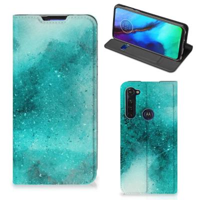 Bookcase Motorola Moto G Pro Painting Blue Bookcase Motorola Moto G Pro Painting Blue