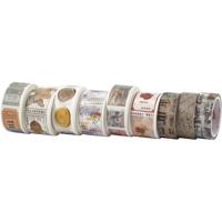Creativ Company Masking tape, l: 3+5 m, b: 15+25 mm, 9 rol/ 1 doos - thumbnail
