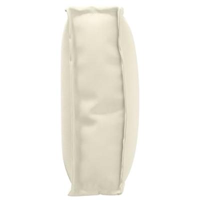 VidaXL Kussen crème 60 x 40 x 12 cm oxford stof VidaXL Kussen crème 60 x 40 x 12 cm oxford stof