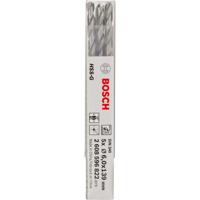 Bosch Accessoires Metaalboren HSS-G, DIN 340 6 x 91 x 139 mm 5st - 2608596822 - thumbnail