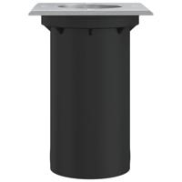 VidaXL Buitengrondverlichting vierkant 10,5x10,5 cm aluminium zwart - thumbnail