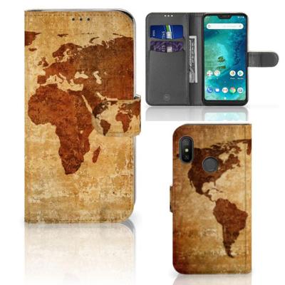 Xiaomi Mi A2 Lite | Flip Cover | Wereldkaart