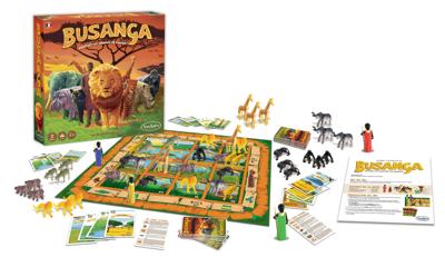 Bordspel - SENTOSPHERE - Busunga - Red de 8 bedreigde diersoorten - Vanaf 7 jaar