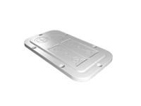 Rittal AX 2561.200 2561200 Flensplaat (l x b) 149 mm x 256 mm Kunststof Grijs 1 stuk(s) - thumbnail