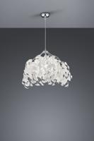 Trio Hanglamp met blaadjesLeavy 38cm grijstint - R10461901 - thumbnail