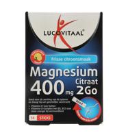 Lucovitaal Magnesium 400 mg 2Go Poedersticks - thumbnail