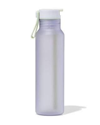 HEMA Waterfles met rietje 600ml lavendel (lavendel)