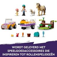 LEGO friends 42634 paard en pony aanhangwagen - thumbnail