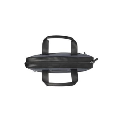 The Chesterfield Brand Narvik - Leren Laptoptas - Lichtgrijs/Zwart