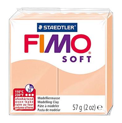 Boetseerklei fimo soft 57 g perzik Boetseerklei fimo soft 57 g perzik