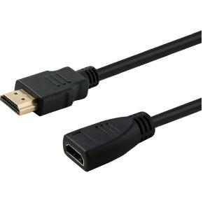 SAVIO HDMI verlenger 1m CL-132, HDMI kabel