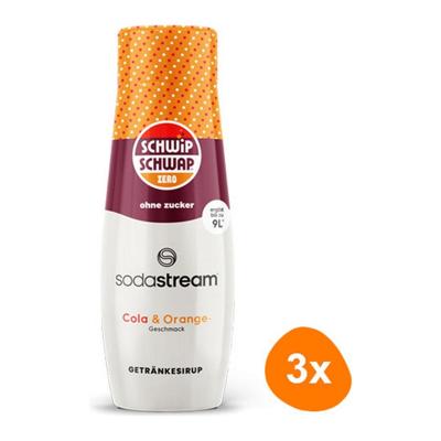 SodaStream - Schwip Schwap Suikervrij Siroop - 3x 440ml
