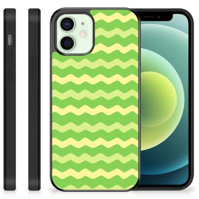 iPhone 12 Mini Bumper Case Waves Green
