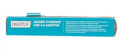Digitus Netwerk, USB 3.2 Gen 1 (USB 3.0) Adapter [1x USB 3.0 stekker A - 1x RJ45] DN-3023 20.00 cm Afgeschermd