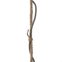 Brilliant Narcy 93587/71 Hanglamp LED E27 40 W RVS (geborsteld), Hout - thumbnail
