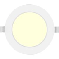 LED Downlight Inbouwlamp 6W Mat Wit Ø118mm - Warm Wit 3000K - thumbnail