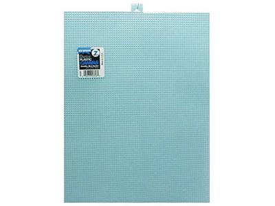 Darice • plastic stramien 26x34cm lichtblauw mesh:7