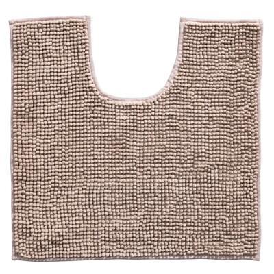 wc mat indiana shape taupe 50x50 cm