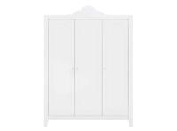 Bopita 3-deurs kledingkast Evi wit - thumbnail