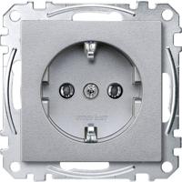 Merten MEG2401-0460 Wandcontactdoos System M Aluminium 1 stuk(s) - thumbnail