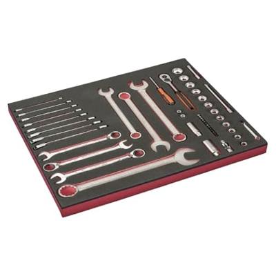 Bahco Foaminlay Fit&Go 3/3 met doppen en toebehoren 1/4" en 1/2" | sleutels en tangen - 50-delig - FF1A164