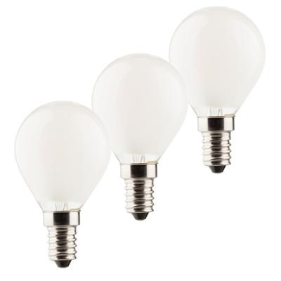 Müller-Licht 400294 LED-lamp Energielabel E (A - G) E14 Kogel 4.2 W = 40 W Warmwit Filament / Retro-LED 3 stuk(s)