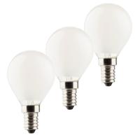 Müller-Licht 400294 LED-lamp Energielabel E (A - G) E14 Kogel 4.2 W = 40 W Warmwit Filament / Retro-LED 3 stuk(s) - thumbnail